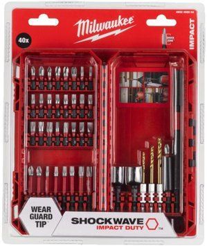 Професійний набір біт Milwaukee SHOCKWAVE 40 шт (4932492004) 4932492004 фото
